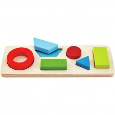 Puzzle Géométrique recto verso - Un jouet - Hape 2