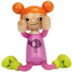 Poupée en bois petite fille - Un jeu - Hape 2