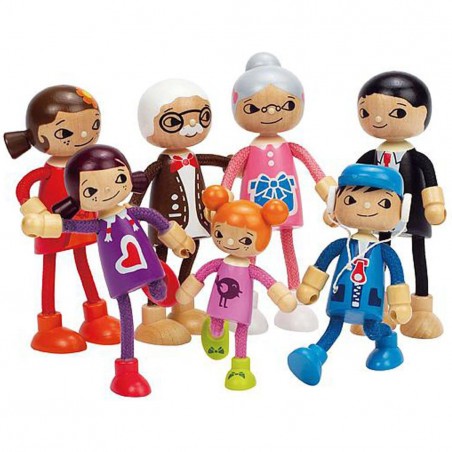 Poupée en bois petite fille - Un jeu - Hape