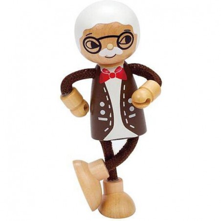 Poupée en bois grand-père - Un jeu - Hape