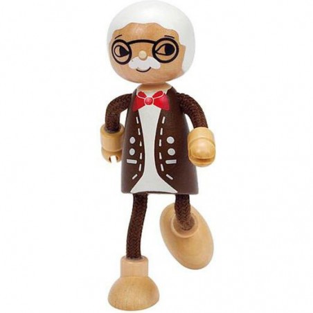 Poupée en bois grand-père - Un jeu - Hape
