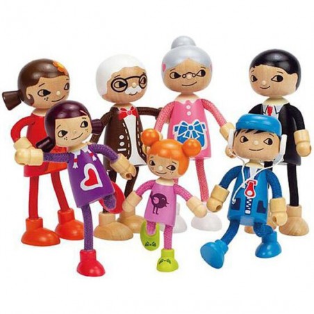 Poupée en bois grand-père - Un jeu - Hape