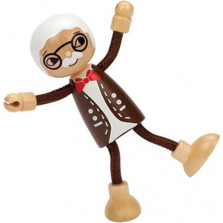 Poupée en bois grand-père - Un jeu - Hape