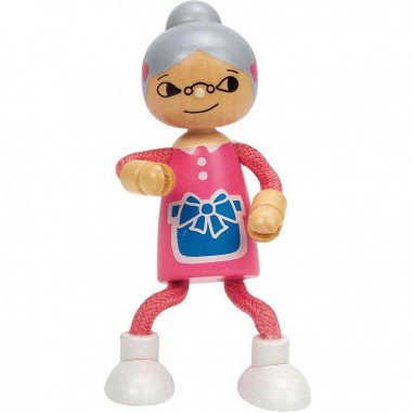 Poupée en bois grand-mère - Hape