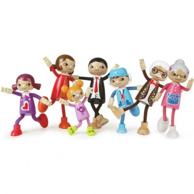 Poupée en bois fils - Hape