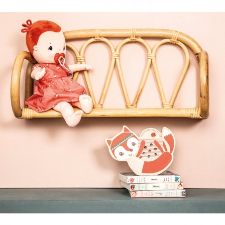 Poupée chiffon Rousse Rose Lilliputiens