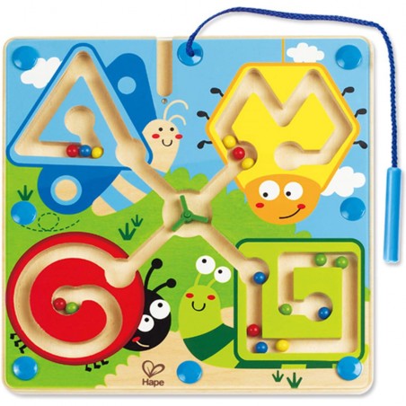 Labyrinthe magnétique Insectes Rigolos - Un jouet - Hape