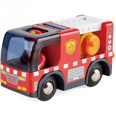 Camion de pompier avec sirène - Hape