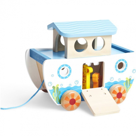 Arche de Noé - Jouet d'éveil en bois - Boite à formes - Hape