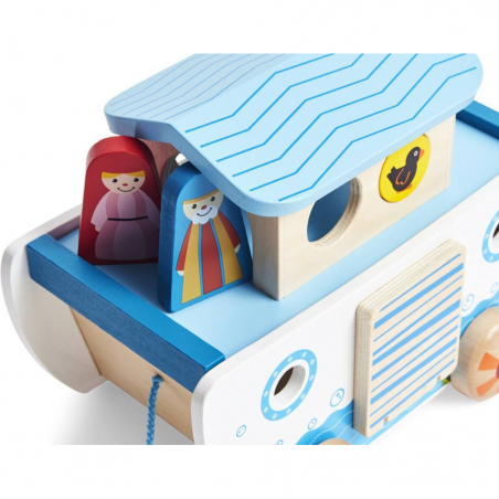 Arche de Noé - Jouet d'éveil en bois - Boite à formes - Hape