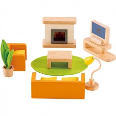 Mobilier en bois pour maison de poupées, Meubles de Salon - Hape