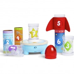 Jeu d'empilage fusée et balle à air pulsé - Hape