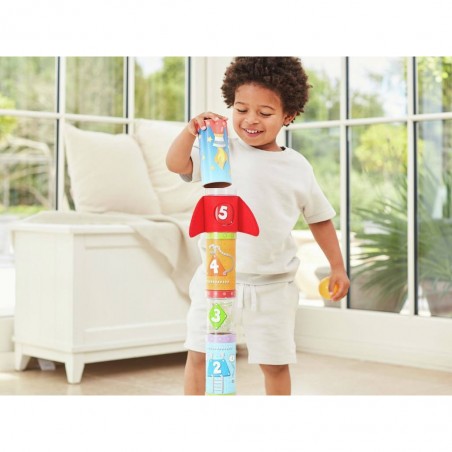 Jeu d'empilage fusée et balle à air pulsé - Hape