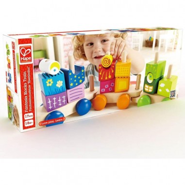 Jouet à tirer Fantasia Blocks Train - Hape