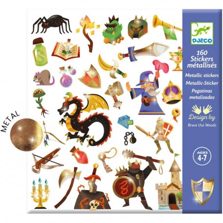 Stickers - Médiéval fantastique - Djeco
