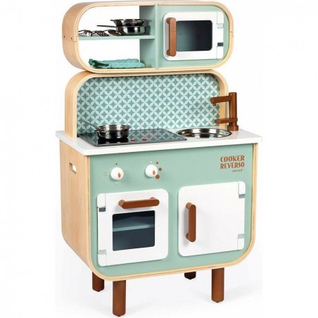Cuisine en bois moderne Janod Cooker Reverso