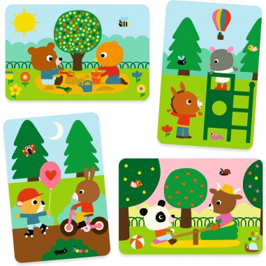 Coloriages magiques : Au Square - Djeco