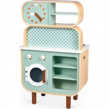 Cuisine en bois moderne Janod Cooker Reverso