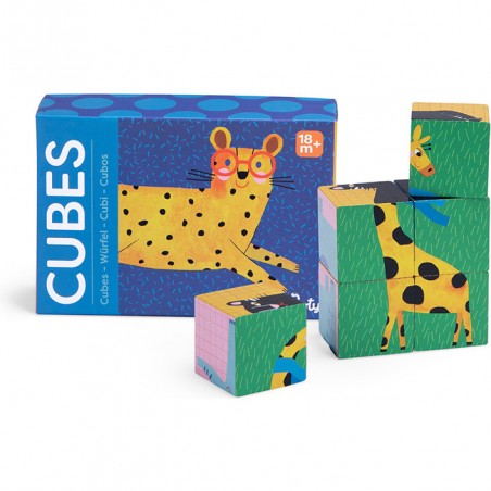 Puzzle 6 cubes Les Toupitis - Moulin Roty