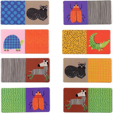 Domino des motifs Les Toupitis - Moulin Roty