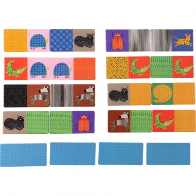 Domino des motifs Les Toupitis - Moulin Roty