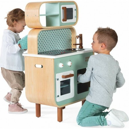Cuisine en bois moderne Janod Cooker Reverso