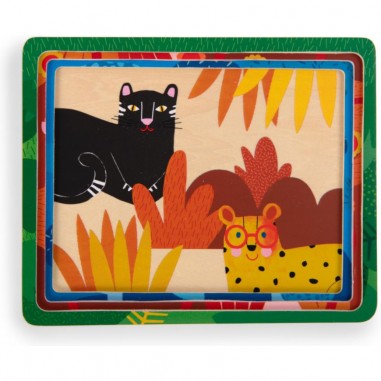 Puzzle à  3 étages Les Toupitis - Moulin Roty