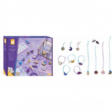 14 Bijoux Résine Galaxy à Créer : Collection Les Ateliers Bijoux et Perles - Janod