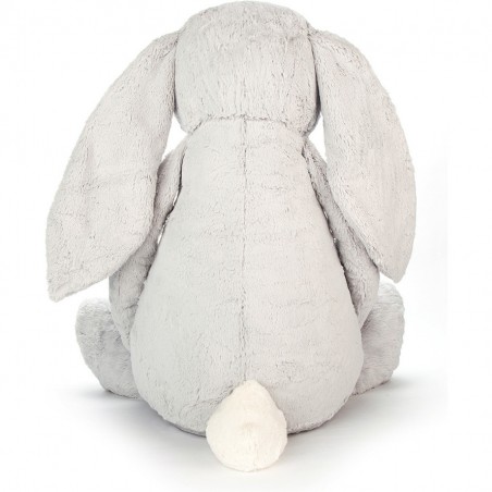 Peluche Lapin Bashful Gris Xxl - 108 cm - Jellycat