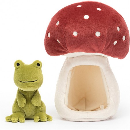 Peluche grenouille & champignon Forest fauna Frog - Jellycat