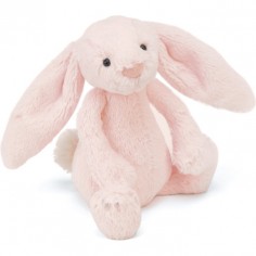Peluche Lapin Rose Grelot Bashful - 18 cm - Jellycat