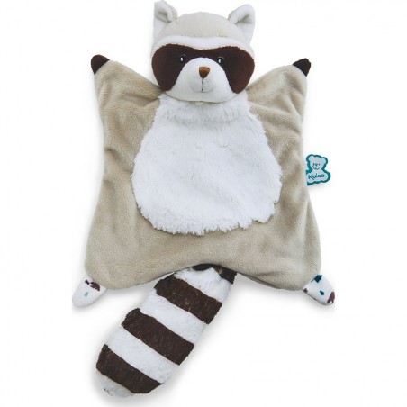 Doudou plat Raton Laveur Léon