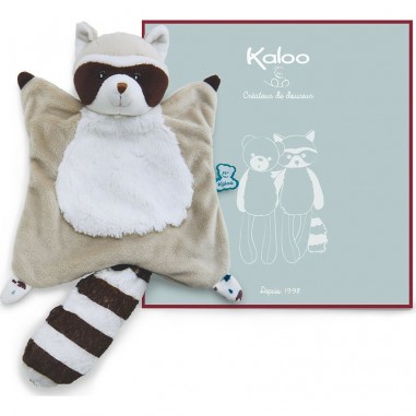 Doudou plat Raton Laveur Léon