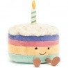 Peluche pâtisserie - Gâteau d'anniversaire Rainbow - Jellycat