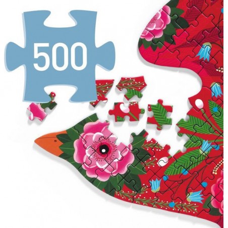Puzz'Art - Bird - 500 pcs - Djeco
