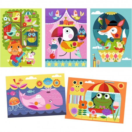 Cartes à  gratter pour les petits C'est rigolo à  découvrir - Djeco