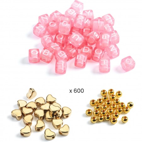 Perles alphabet Or - Loisirs créatifs - Djeco