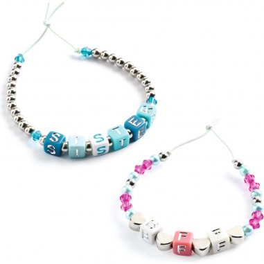 Perles alphabet Argent - Loisirs créatifs - Djeco