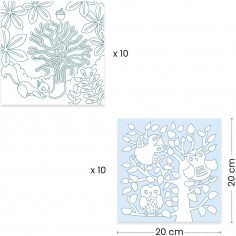 Coloriage pour les petits Distributeur de coloriages, Forêt - Djeco 2