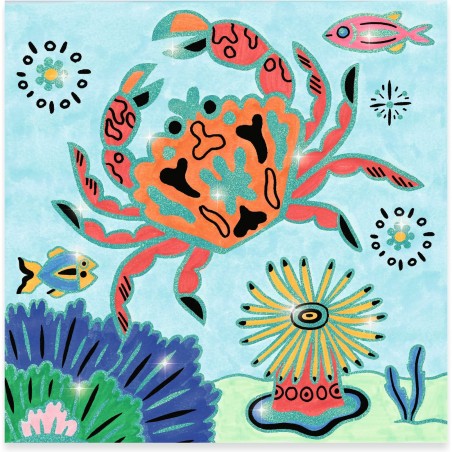 Coloriages surprises - Sous la mer - Djeco