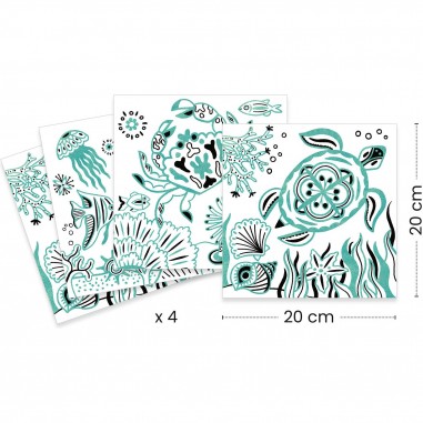 Coloriages surprises - Sous la mer - Djeco