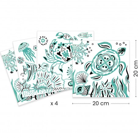 Coloriages surprises - Sous la mer - Djeco
