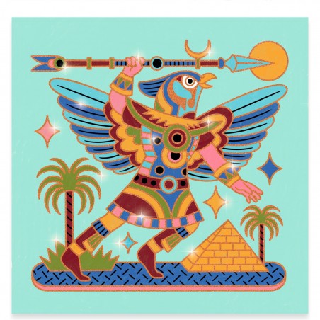 Coloriages surprises - Animaux guerriers - Djeco