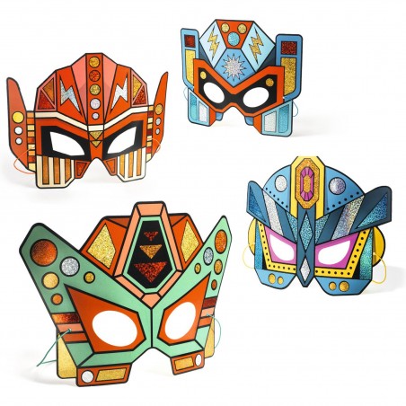 Mosaïques & Stickers - Super robots - Djeco