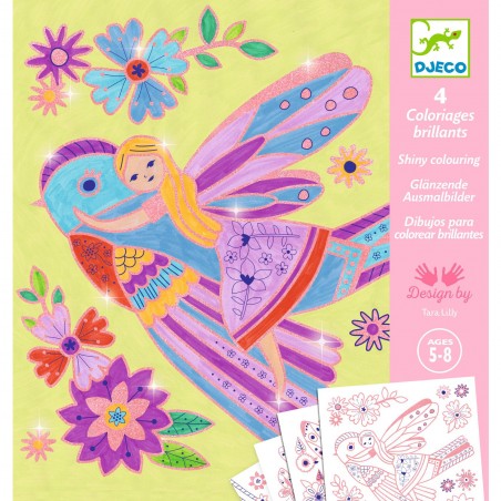Coloriages surprises - Petites ailes - Djeco