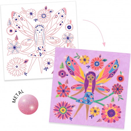 Coloriages surprises - Petites ailes - Djeco