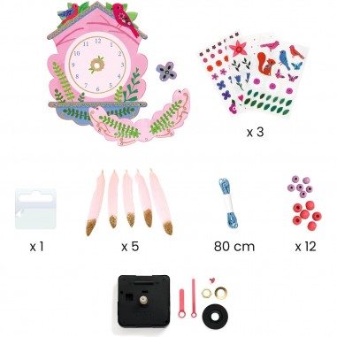 Horloge à créer Coucou - Do it Yourself - Djeco