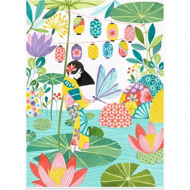 Posters à colorier Japon - Colouring Gallery - Djeco