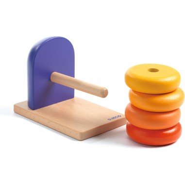 Penguin Basic - Jouet d'éveil en bois - Djeco