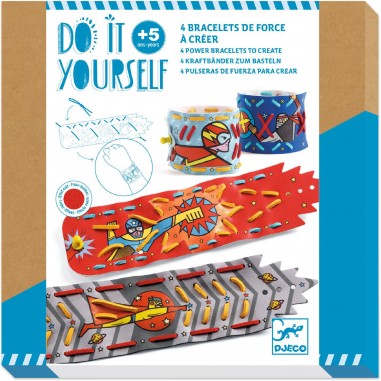 Bracelets de force à créer Super-pouvoirs - Do it Yourself - Djeco